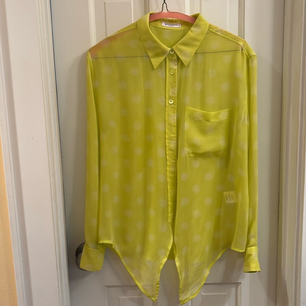 Equipment sheer shirt